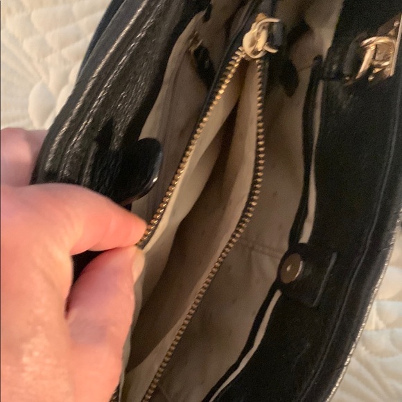 Kate Spade Black Quilted Shoulder Bag with Gold Hardware - Picture 10 of 13